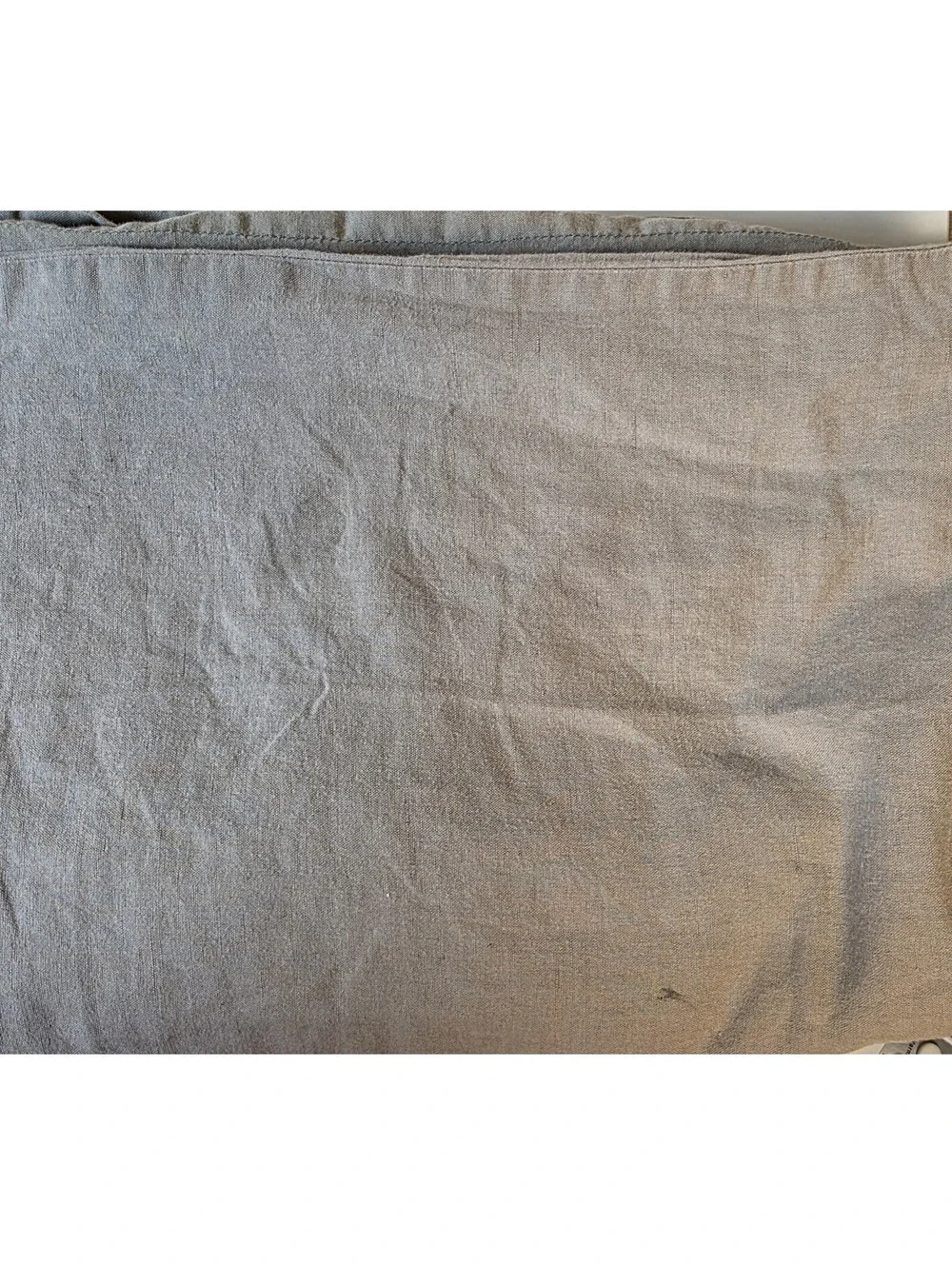 Restoration Hardware King Stonewashed 55% Linen 45% Cotton Duvet GrayTaupe Brown